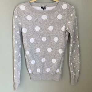 Express Polka Dot Sweater Small